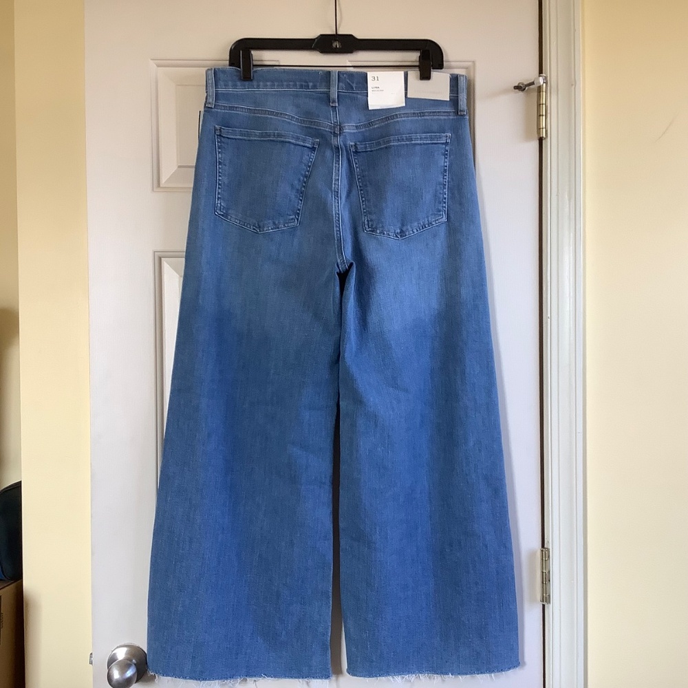Citizens of Humanity Lyra High Rise Ankle Wide Leg Jeans Bhodi SZ 31 - Picture 8 of 16